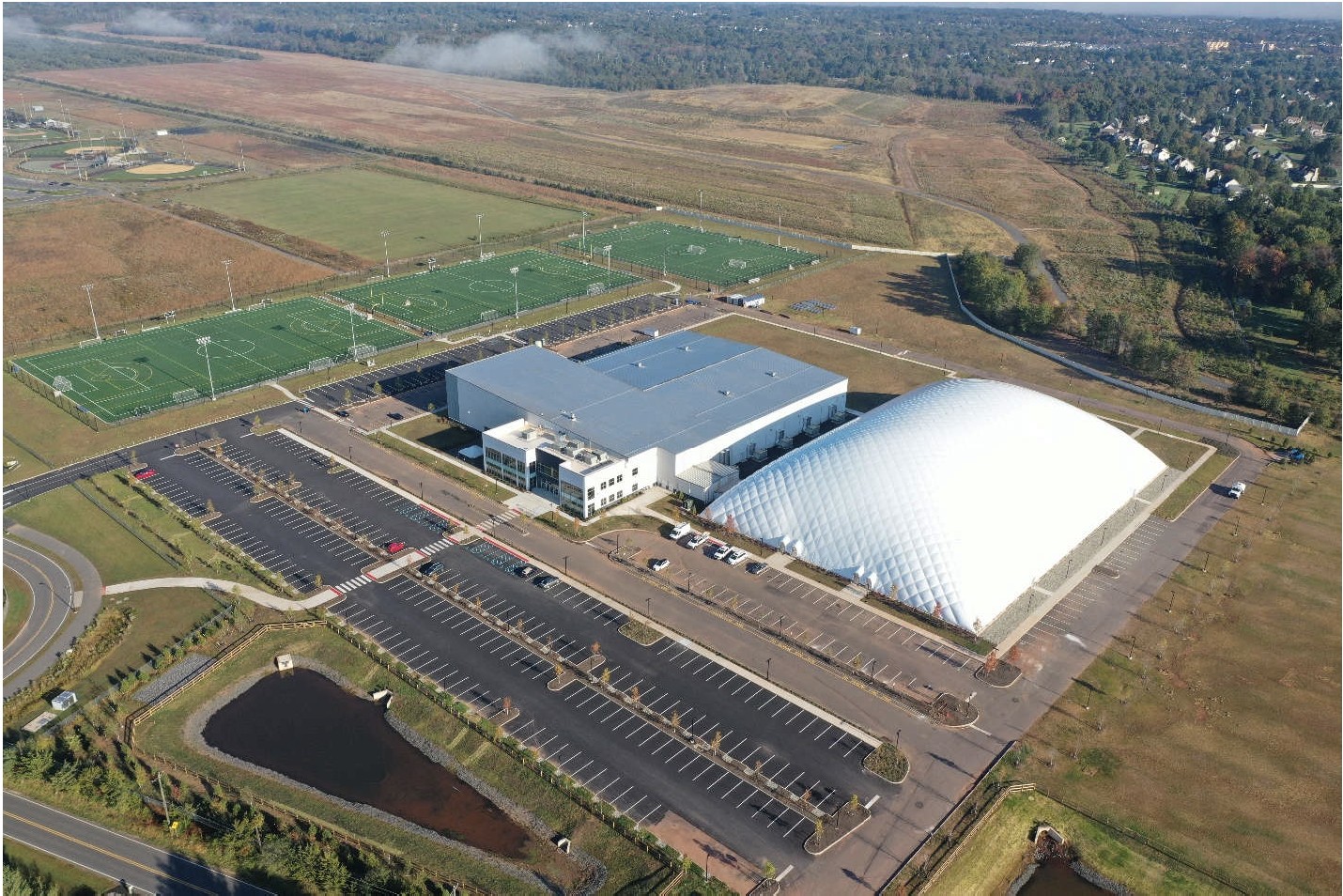 Aerial view of Iron Peak Sports and Events in Hillsborough, New Jersey