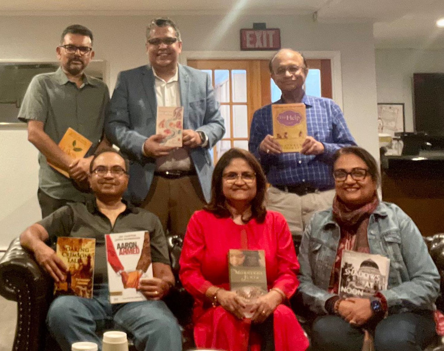 Kallol Book Club members with books