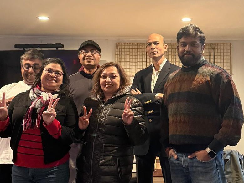 Kallol Toastmasters members together