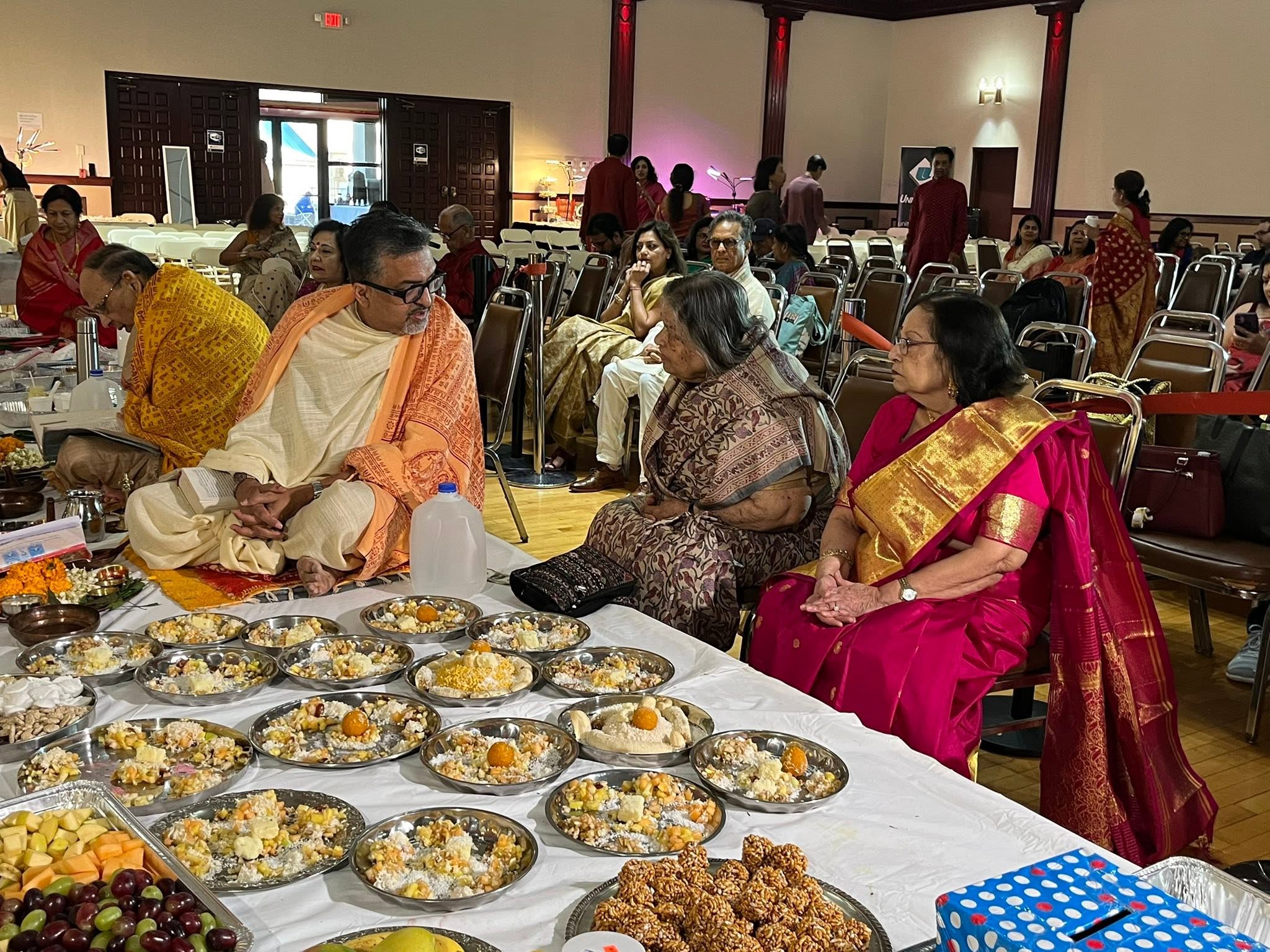 Bhog and food preparations at Kallol Puja