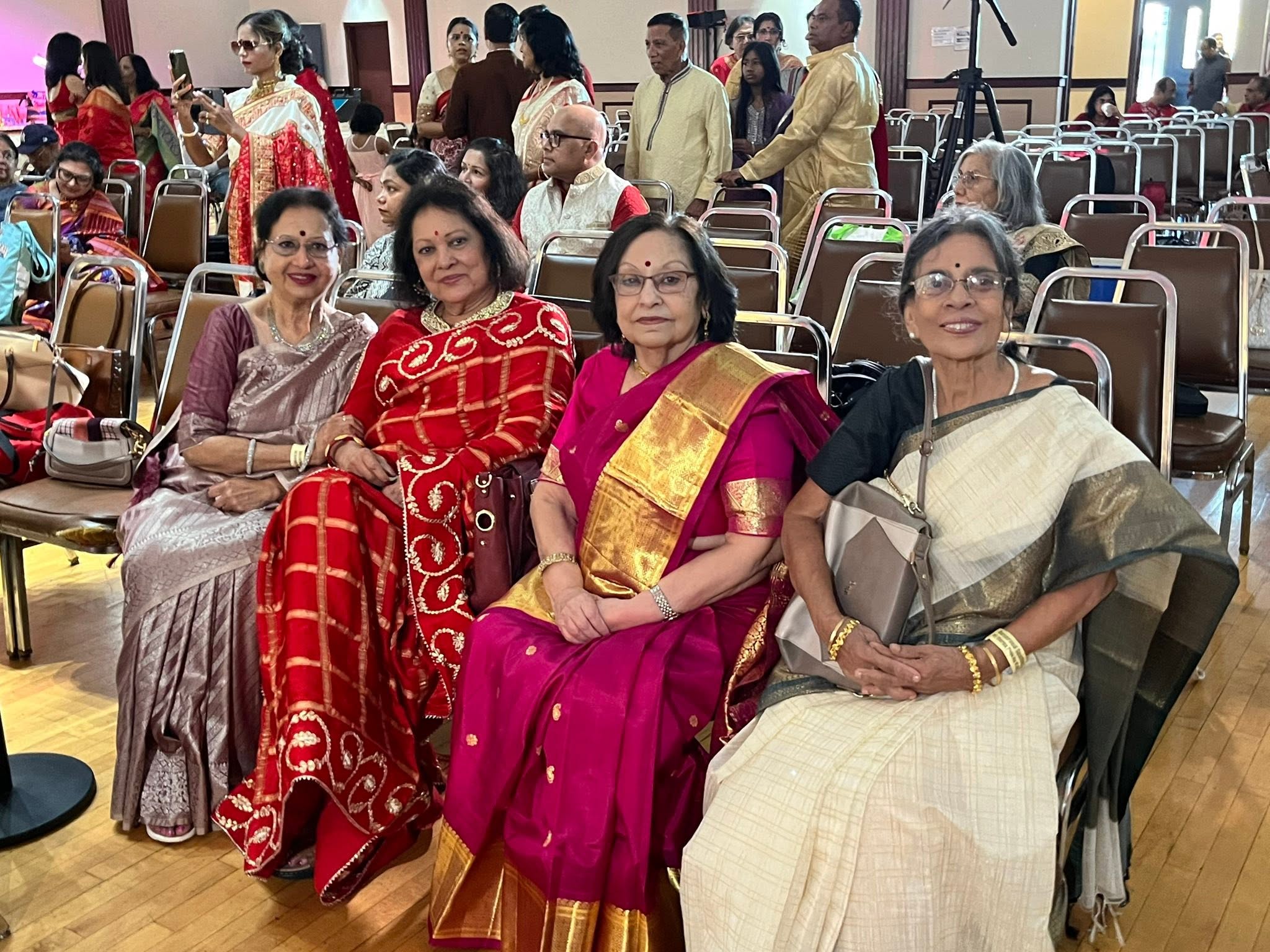 Kallol community celebrating together during Durga Puja