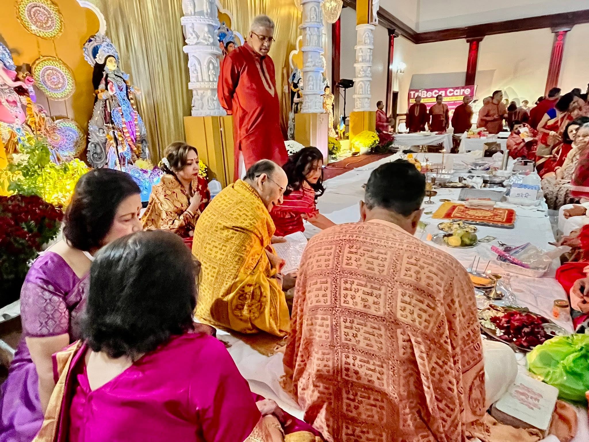 Rituals and offerings during Kallol Durga Puja